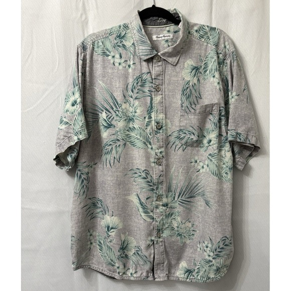 Tommy Bahama shirt short sleeve men's Size XL Tropical Print - Picture 1 of 6